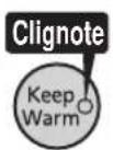 Tiger JKTS10U - Assurez-vous que le témoin Keep Warm clignote. - 1