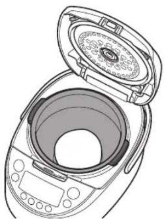 Tiger JKTS10U - Slightly press on the dough to release any trapped gas. - 2
