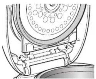 Tiger JKTS10U - Fixation du couvercle interieur - 1