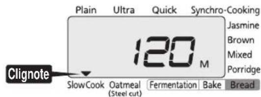 Tiger JKTS10U - Appuyez sur la touche [  ] ou [  ] pour désirsir le menu « Slow Cook » - 2