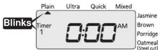 Tiger JKTB10U - Press the [Timer] key to select either "Timer 1" or "Timer 2". - 2