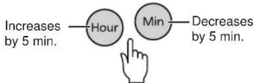 Tiger JKTB10U - If you selected the "Porridge" menu, use the [Hour] and [Min] keys to set the desired cooking time. - 1