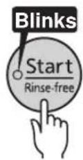 Tiger JKTB10U - Press the [Start/Rinse-free] key. - 1
