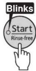 Tiger JKTB10U - Press the [Start/Rinse-free] key. - 1