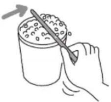 Tiger JKTB18U - Carefully measure the rice with the supplied measuring cup. - 1