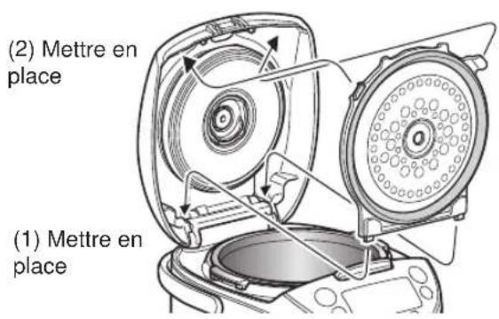 Tiger JKTB18U - Fixation du couvercle intérieur - 2