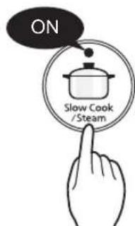Tiger JBVA18U - Appuyez sur la touche [slow cook / steam] - 1