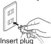 Tiger JBVA18U - Connect the power cord - 1