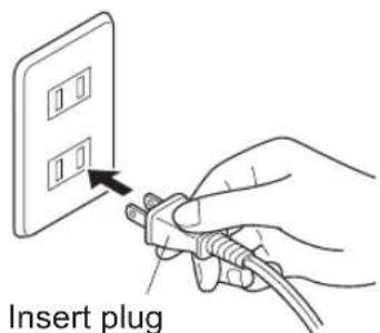 Tiger JBVA18U - Connect the power cord - 1