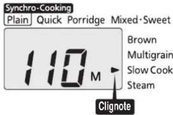 Tiger JAXT18U - Utilisez les touches [Hour] et [Min] pour régler le temps de cuisson désirée. - 2