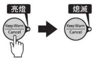 Tiger JAXT10U - 按下[KeepWarm/Cancel]键 - 1