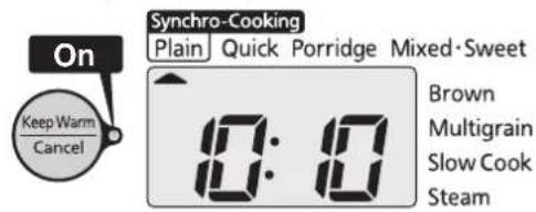 Tiger JAXT10U - Once cooking is completed, an alarm (8 beeps) will sound (the Start lamp will turn off). - 1