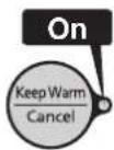 Tiger JAXT10U - Make sure that the Keep Warm lamp is on. - 1