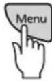 Tiger JAXT10U - Press the [Menu] key to select the "Steam" menu. - 1