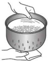 Tiger JAXT10U - Wipe off any water and rice, etc. - 1