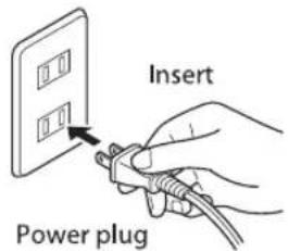 Tiger JAJA55U - Insert the power plug to an outlet. - 1