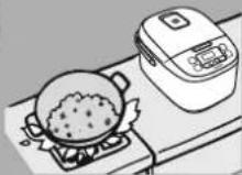 PANASONIC SRZX185 - 請勿在以下地方使用電飯鍋。 - 2