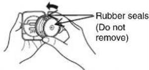 PANASONIC SRZG185 - Removing the steam cap - 2