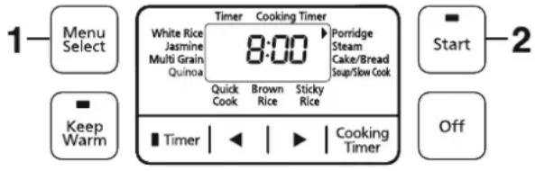 PANASONIC SRZG185 - Functions Porridge - 1