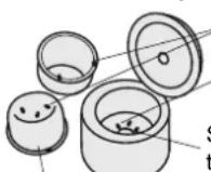 PANASONIC SRZG185 - Limpie siempre materiales extraños tales como arroz en la olla interior, calentador fundido y sensor de temperatura. - 1