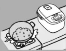 PANASONIC SRZG185 - Do not use the appliance in the following places. - 2