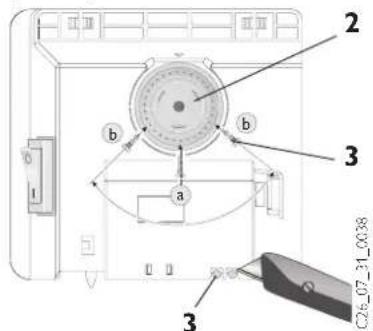 STIEBEL ELTRON CNS 125 U - Przy pomocy dwoch sztyftow (3) - 1