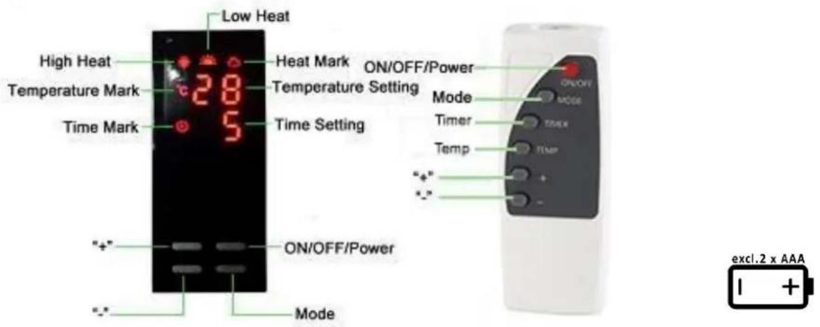 SUNTEC Heat Wave Style 1000 - Operating Klimatronic Heat Wave Style - 1