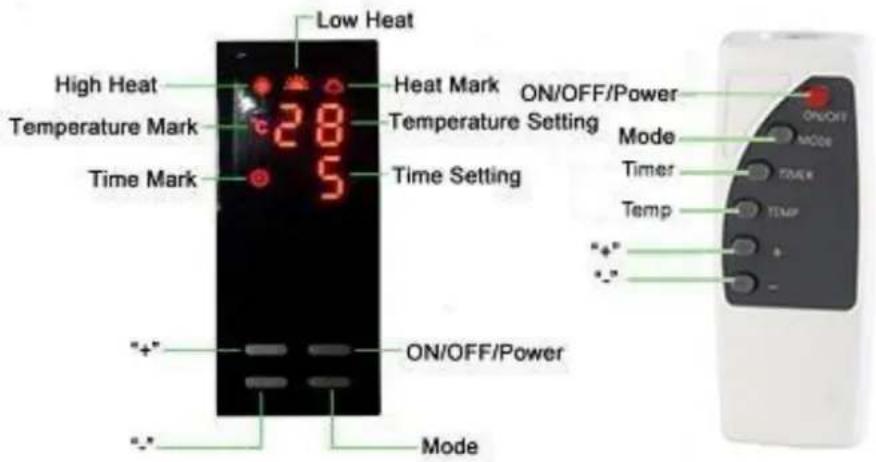 SUNTEC Heat Wave Style 1000 - Kako v vplivati KLIMATRONIC HEAT WAVE LCD - 2