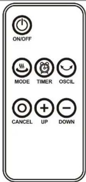 SUNTEC Heat Tower PTC 2000 OSC - Remote control - 1