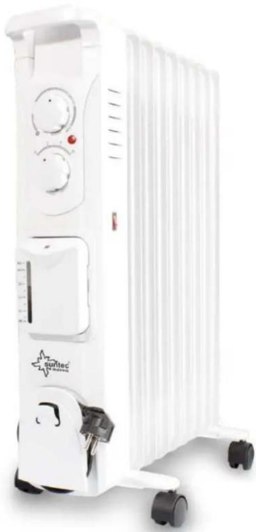 SUNTEC Heat Safe 2500 - Öl-Radiator mit Befeuchter-Funktion - 1