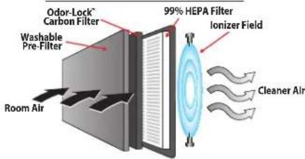 HONEYWELL Low Profile HZ617 - HOW YOUR AIR PURIFIER WORKS: - 1