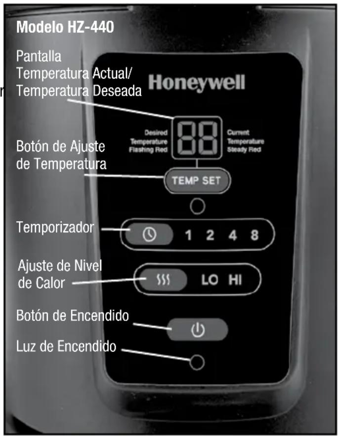 HONEYWELL Surround Heat HZ425 - Modelo de las Series HZ-440 - Calentador Digital de Ambiente de 360^ con Operación Remota - 1