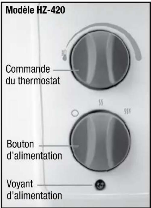 HONEYWELL Surround Heat HZ425 - Série HZ-420 - fonctionnement du radiateur ceramique à début sur 360^ - 1