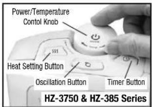 HONEYWELL Digital CoolTouch HZ3750GP - OPERATION - 2