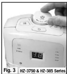 HONEYWELL Digital CoolTouch HZ3750GP - STEP 3: TEMPERATURE SET FUNCTION - 3