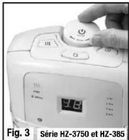 HONEYWELL Digital CoolTouch HZ3750GP - ÉTAPE 3 : FONCTION DE RÉGLAGE DE TEMPÉRATURE - 3