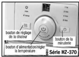 HONEYWELL Cool Touch Digital HZ3750BP - FONCTIONNEMENT - 1