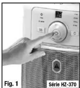 HONEYWELL Cool Touch Digital HZ3750BP - ÉTAPE 3: FONCTION DE RÉGLAGE DE TEMPERATURE - 1