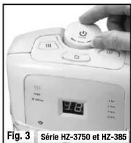 HONEYWELL Cool Touch Digital HZ3750BP - ÉTAPE 3: FONCTION DE RÉGLAGE DE TEMPERATURE - 3