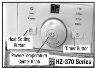 HONEYWELL EasyGlide HZ370BP - OPERATION - 1