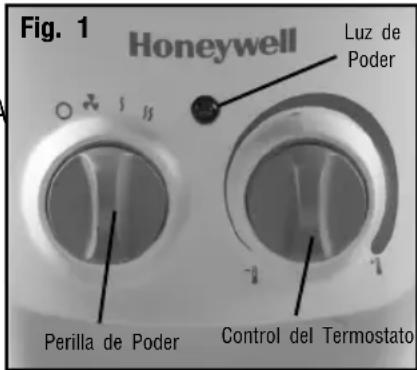 HONEYWELL Surround Heater HZ0364U - OPERACIÓN - 1