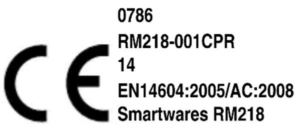 SMARTWARES RM218 - Ogólne informacja oprodukcie: - 1