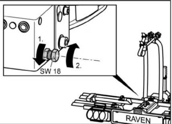 Eufab Raven - Afstellen van de snelsluiting - 2