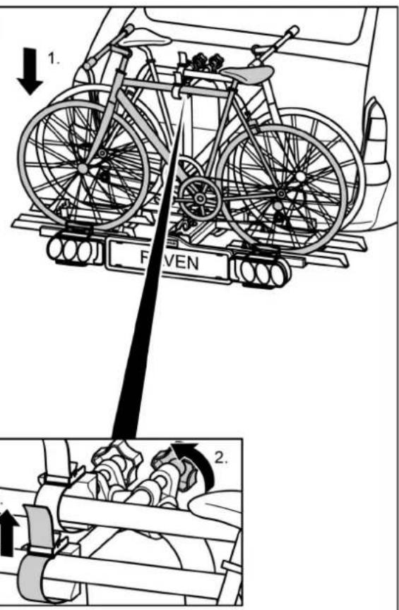 Eufab Raven - Montaggio delle bicyclette - 8