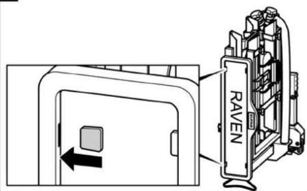 Eufab Raven - Montage des Kennzeichens am Fahrradträger - 3