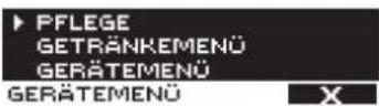 SEVERIN Piccola Semplice KV 8080 - Ansicht „Gerätemenu“ - 1