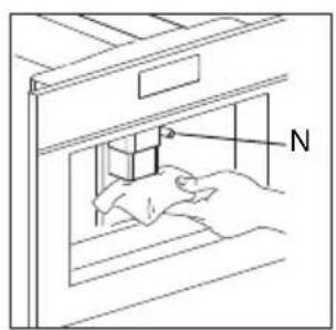 Pelgrim IKM614RVS - Cleaning the nozzles - 1