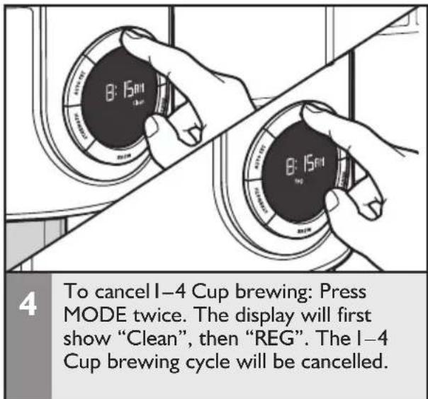 KITCHENAID KCM1202WH - I-4 cup brewing - 4