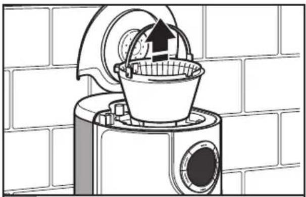 KITCHENAID KCM1202WH - Cómo llenar la canasta de elaboración con café - 1