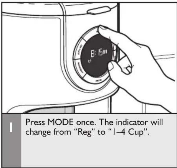 KITCHENAID KCM1202WH - I-4 cup brewing - 1
